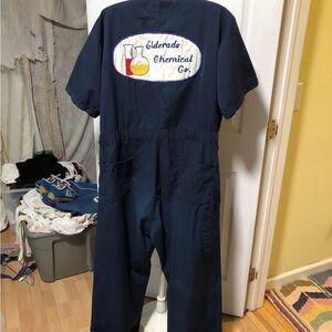 Big Smith blue coverals with Big El Durado Chemical Patch at Back